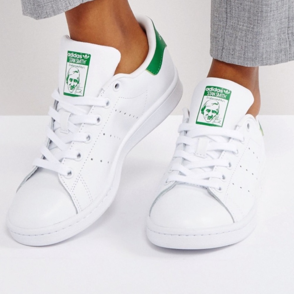 adidas Stan Smith White Green Sneakers
